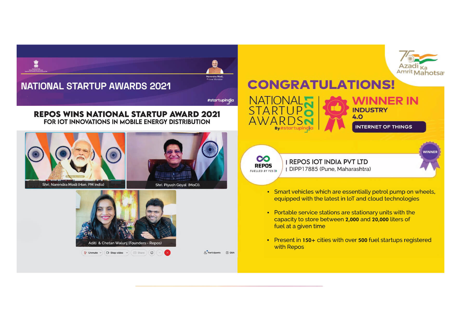 Winning the National Startup Award only strengthened our belief and vision for the future of energy distribution.