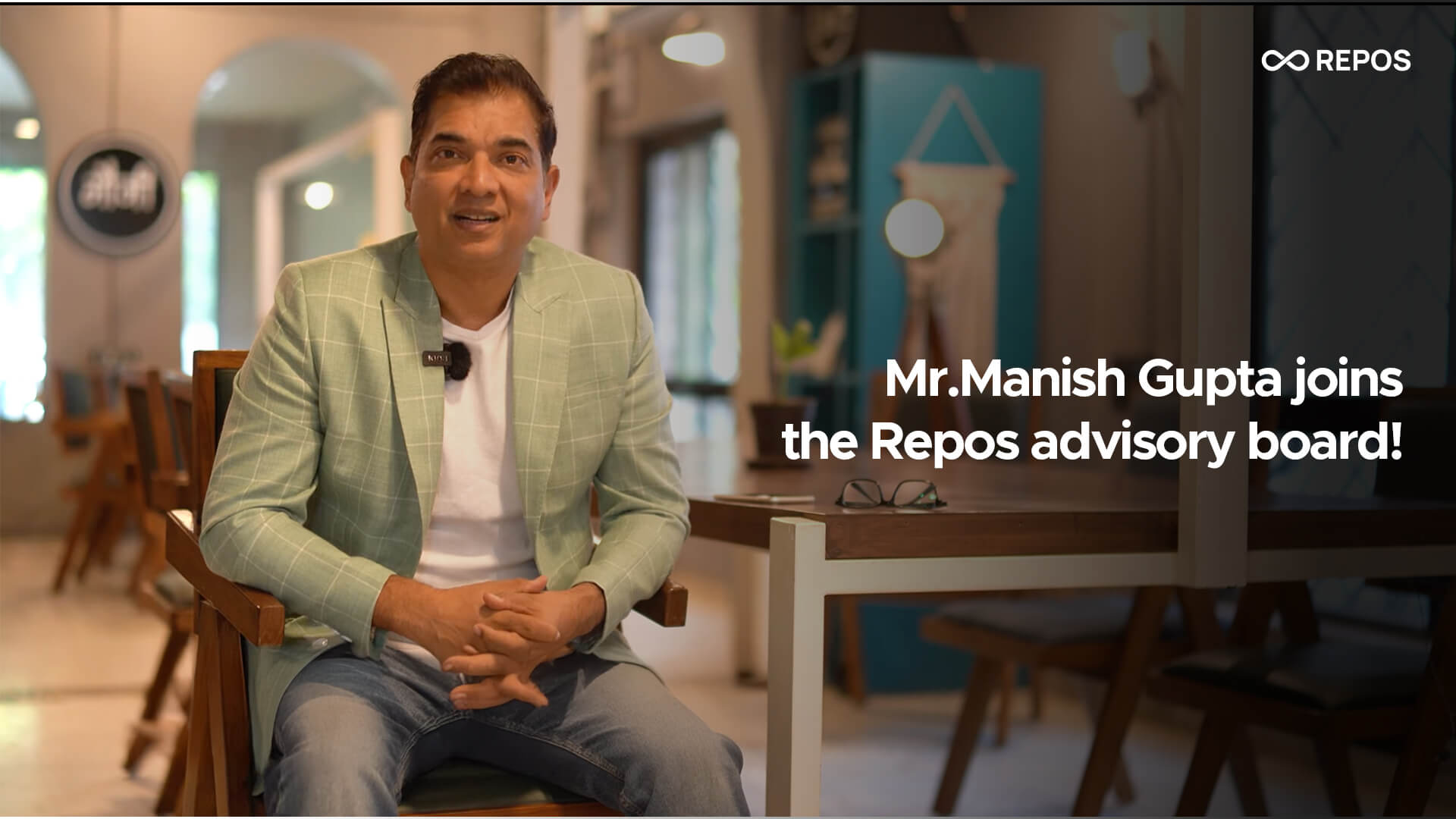 Mr.Manish Gupta joins the Repos advisory board!