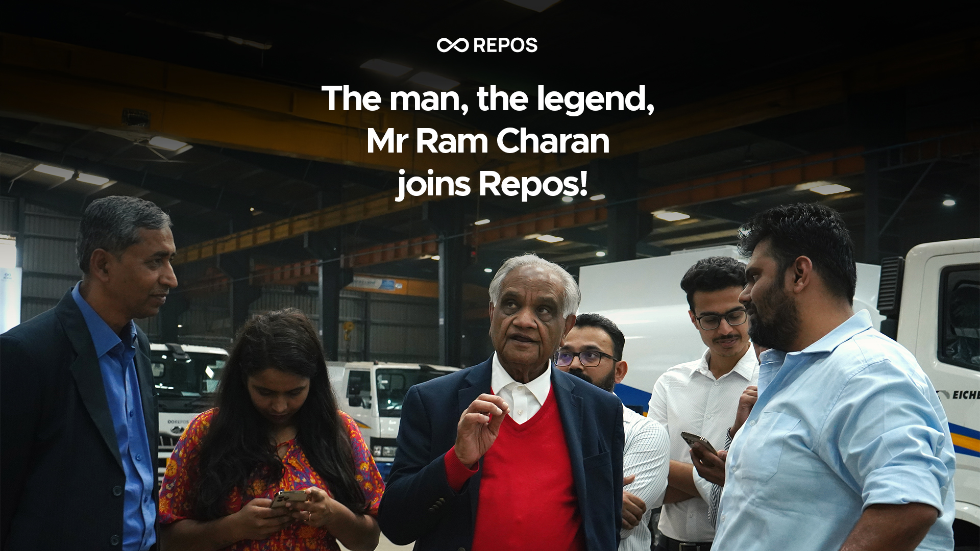 The man, the legend, Mr Ram Charan joins Repos!